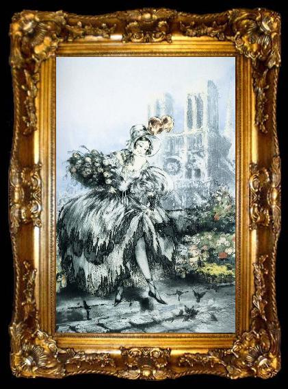 framed  Louis Lcart Dress, ta009-2